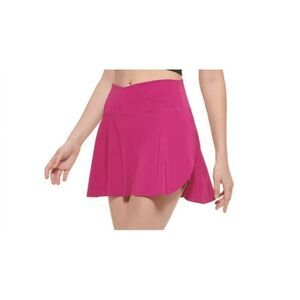 Calvin Klein Performance Women's Crossover Waist Skort in Raspberry